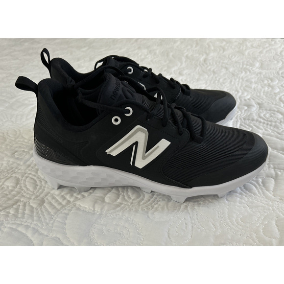 New Balance Baseball Cleats Men\'s 14 Fresh Foam 3000 V6 Shoe Black White main image 11